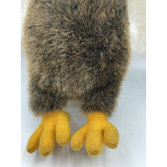 American Bald Eagle Plush Stuffed Animal Toy Vintage Bird Sugar Loaf 13" - Picture 4 of 10